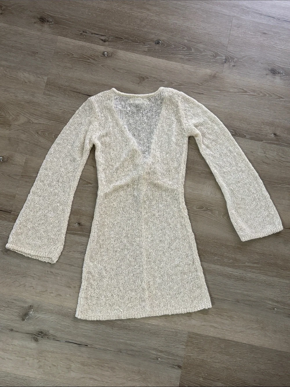 l*space XS Cream Palisades swim, bikini cover up dress - Picture 6 of 9